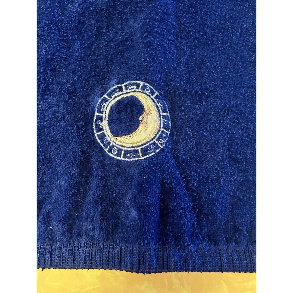 VTG 90s Celestial Four Piece Bathroom Towel Set Sun Moon Stars